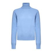 Heldere Blauwe Sweater Collectie Kaos , Blue , Dames