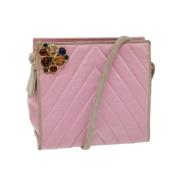 Pre-owned Canvas chanel-bags Chanel Vintage , Pink , Dames