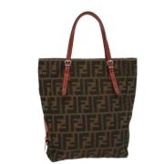 Pre-owned Canvas fendi-bags Fendi Vintage , Brown , Dames