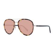 Bruine Aviator zonnebril met spiegelglazen Emilio Pucci , Brown , Dame...