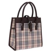 Pre-owned Nylon handbags Burberry Vintage , Beige , Dames