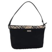 Pre-owned Nylon handbags Burberry Vintage , Black , Dames