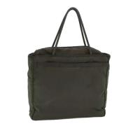 Pre-owned Nylon totes Prada Vintage , Green , Dames