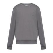 Sweatshirt met logo Iceberg , Gray , Heren