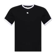 T-shirt met logo Misbhv , Black , Heren