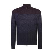 Stijlvolle Sweatshirt Blu/mattone Aw24 Corneliani , Blue , Heren