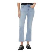 Stijlvolle Cropped Jeans voor Vrouwen Liu Jo , Blue , Dames