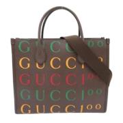 Pre-owned Fabric gucci-bags Gucci Vintage , Brown , Dames