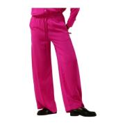 Wijde Roze Broek Eliah Co'Couture , Pink , Dames