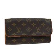 Pre-owned Canvas shoulder-bags Louis Vuitton Vintage , Brown , Dames