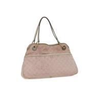 Pre-owned Canvas gucci-bags Gucci Vintage , Pink , Dames