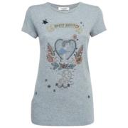 Pre-owned Cotton tops Valentino Vintage , Gray , Dames