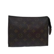 Pre-owned Canvas pouches Louis Vuitton Vintage , Brown , Dames