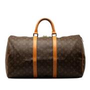 Pre-owned Canvas louis-vuitton-bags Louis Vuitton Vintage , Brown , Da...