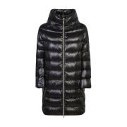 Zwarte Jassen & Mantels Aw24 Herno , Black , Dames