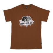 Bruine Heren Tee met Geborduurd Logo Propaganda , Brown , Heren