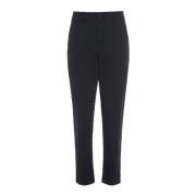 Klassieke Slim Fit Zwarte Broek Bitte Kai Rand , Black , Dames