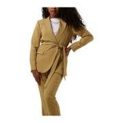 Olijfgroene Damesblazer Perize Vis Aaiko , Yellow , Dames