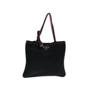 Pre-owned Nylon handbags Prada Vintage , Black , Dames