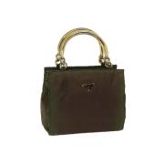 Pre-owned Nylon handbags Prada Vintage , Green , Dames