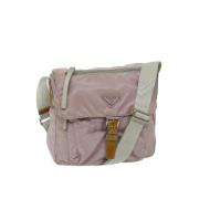 Pre-owned Nylon prada-bags Prada Vintage , Pink , Dames