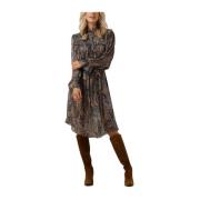 Elvis Transdress Midi Jurk Dames Antik Batik , Multicolor , Dames