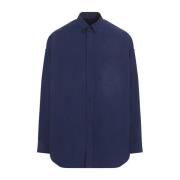 Blauwe Overhemden voor Mannen Aw24 Balenciaga , Blue , Heren