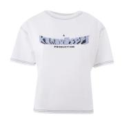 Katoenen T-shirt Casual Comfortabel Wit Kenzo , White , Dames