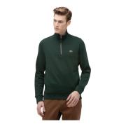 Groene half-zip trui antraciet stijl Sh8891 Lacoste , Green , Heren