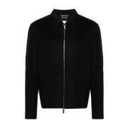 Zwarte Parka Jas voor Mannen Calvin Klein , Black , Heren