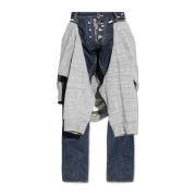 Broek met strikken Dsquared2 , Blue , Heren