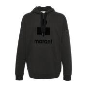 Zwarte Sweatshirt Aw24 Herenmode Isabel Marant , Black , Heren