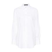 Witte Katoenen Poplin Overhemd Dolce & Gabbana , White , Dames