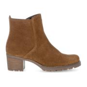 Velours leren enkellaarzen Gabor , Brown , Dames