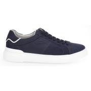 Blauwe Vetersneaker Lichtgewicht Leer Gabor , Blue , Dames