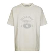 Vintage Football T-shirt Golden Goose , White , Heren