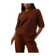 Dames Truien & Vesten Alpha Tee Gestuz , Brown , Dames