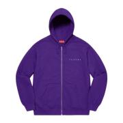 Paarse Globe Rits Hoodie Beperkte Oplage Supreme , Purple , Heren