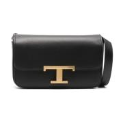 Zwarte Schoudertas voor Vrouwen Tod's , Black , Dames