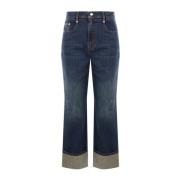 Stijlvolle Dames Jeans Collectie Alexander McQueen , Blue , Dames