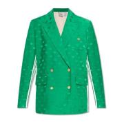 Blazer met monogram Adidas Originals , Green , Dames