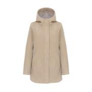 Beige Wol Jas Extra Slim Fit Colmar , Beige , Dames