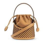 Schoudertas Saturno Medium in bucket-stijl Etro , Brown , Dames