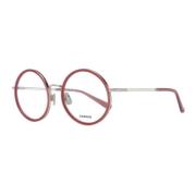 Rode Ronde Metalen Optische Frames Sandro , Red , Dames