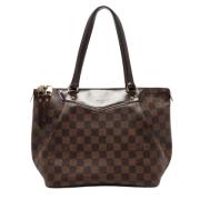 Pre-owned Coated canvas totes Louis Vuitton Vintage , Brown , Dames