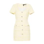 Gele Paillettenjurk Rotate Birger Christensen , Yellow , Dames