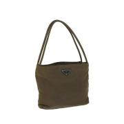 Pre-owned Nylon prada-bags Prada Vintage , Brown , Dames