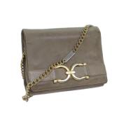 Pre-owned Leather shoulder-bags Salvatore Ferragamo Pre-owned , Beige ...