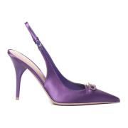 Slingback Hakken Sandalen Valentino Garavani , Purple , Dames