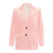 Zilver Roze Blazer Jas Part Two , Pink , Dames